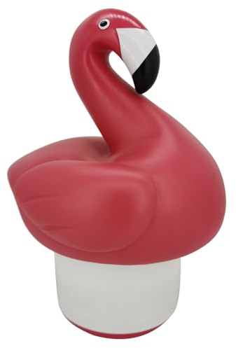 Schwimmender Chlorspender, Smaler Pool Dosierschwimmer, Chlordosierschwimmer, Flamingo Pool Chlor Floater Für 3 Zoll Chlortabletten Dosierer, Tier Förmiger Chlortabletten Halter Für Schwimmbad