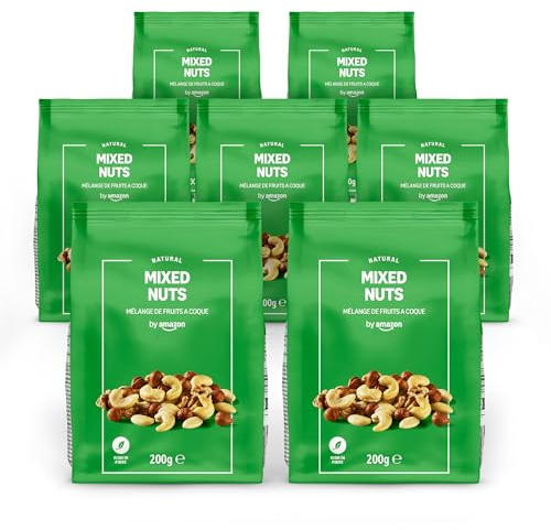 by Amazon Mezcla de Frutos Secos - 200g, paquete de 7