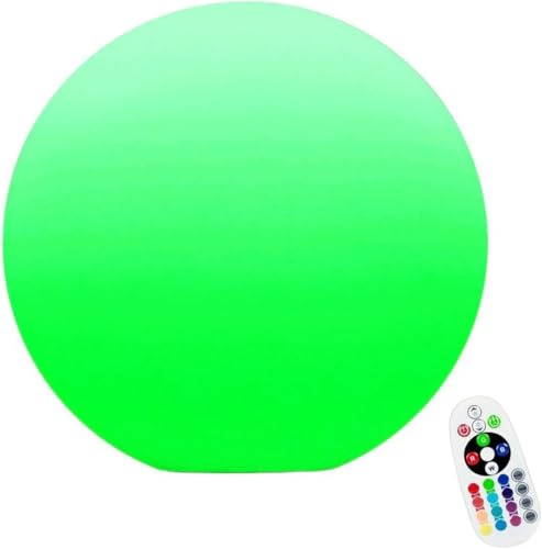 SHANJIA LED Mood Ball Light,16 Color Change Lights Lighting Dimmable, Waterproof, Garden Orb Rechargeable Night Lighting for Indoor Outdoor Deco (Ball 15cm)