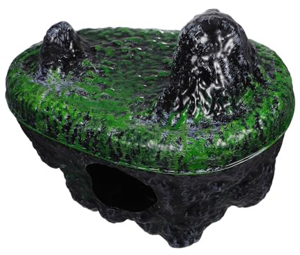 BESPORTBLE Schwimmender Aquarium-dekostein Abs-kunstfelsen mit Höhle Realistische Aquascaping Landschaft Leicht Farbecht Fischversteck für Betta Langlebiges Fischbecken Zubehör