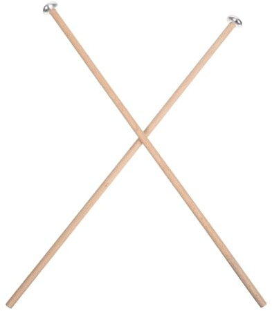 WEKADRIN Metallkopf Glockenspiel-schlägel mit Holzgriff Lange Professionelle Xylophon-schlägel für Klare Töne Vielseitig Einsetzbar für Percussion-instrumente für Musiker und Musikpraxis