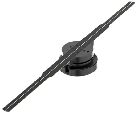Proyector holográfico 3D de 42 cm/16,53 Pulgadas con Ventilador y 244 Luces LED Pantalla WiFi, lámpara holográfica Imágenes vívidas(PD42 HD Set)
