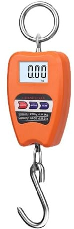 Escala de Grúa, Báscula electrónica portátil for equipaje, báscula Digital multifuncional, pantalla LCD, herramienta de pesaje manual alta precisión for viaje