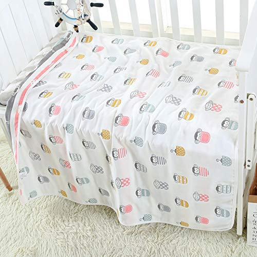 Sticker Superb Kind Handtuch Cartoon Tier Sechslagiges Bio-Baumwoll-Mesh-Design Weich, Großes Badetuch 110 * 110 cm Baby Badetuch Decke Mat (AFFE)