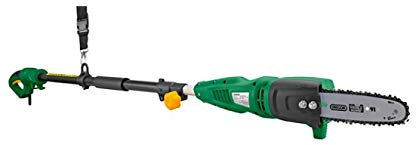 ELAGUEUSE SUR PERCHE 750W GUIDE 18CM ELECTRIQUE MANCHE TELESCOPIQUE 2.4M TRONCONNEUSE TAILLE HAIE