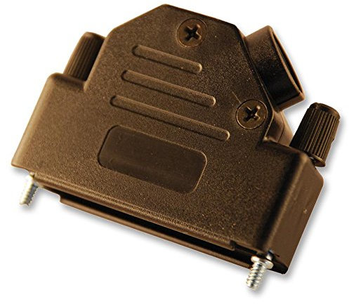Backshell, Kunststoff, 45 Grad, schwarz, 25 Wege, für Multicomp, D Sub Backshells