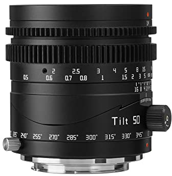 TTartisan 50mm F1.4 Tilt Lens, Compatible with Full-frame Nikon Z-mount Mirrorless Cameras Z5 Z6 Z7 Z6II Z7II Z9