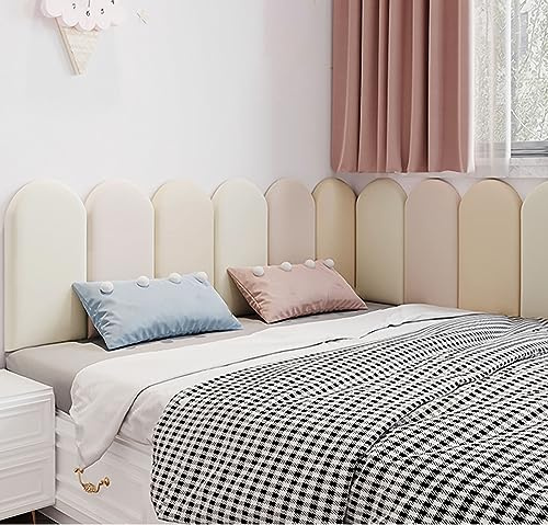 3D Wandpaneele Selbstklebend, PU Wasserdicht Bett Kopfteil Wandpaneele Gepolstert, Verdicktes 3,7 cm Wandverkleidung Selbstklebend, Wandkissen Zum Aufhängen für Wandkissen Kinderzimmer ( Farbe : C , G