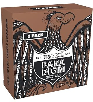 Ernie Ball Light Paradigm Phosphor Bronze 2 Pack 11-52