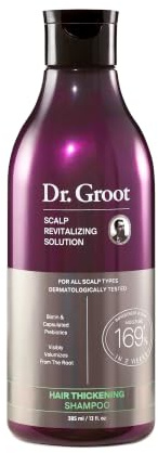 Dr. Groot Hair Thickening Shampoo, Korean Hair Care with Biotin, Rosemary Oil to Help Volumize Thinning, Damaged Hair, Hydrate Hair and Scalp, Biotin Shampoo, Scalp Revitalizing Solution