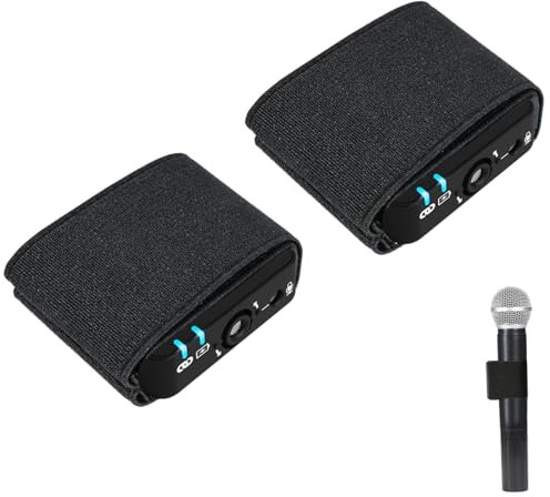 MOTAIN Hand Microphone Elastic Sleeve Compatible with RODE Wireless Go/Go II/PRO Recorders,Ideal Accessory For Wedding Photographers(2 Pack)