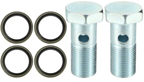 QUARKZMAN 2er Set Universal Auto Banjo Bolt Bremsadapter M20 x 1.5