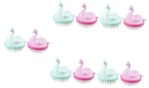 TOVINANNA 10stücke Kopfhaut Massagebürste Für Haarreinigung Sanfte Shampoo Bürste Kopfhaut Effektive Tiefenreinigung Und Entspannung Für Erwachsene Farbe Zufällig