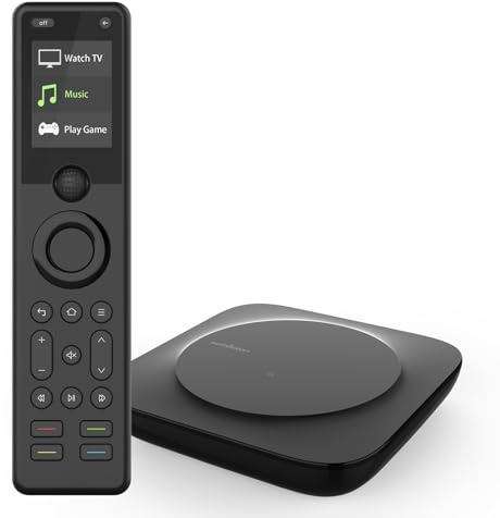 SofaBaton X1S Télécommande universelle avec concentrateur et application, télécommande universelle intelligente tout-en-un avec activités personnalisées, contrôle jusqu'à 60 appareils IR/Bluetooth