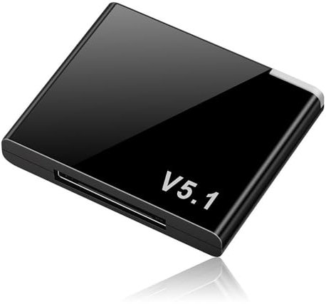 30 Pin Bluetooth Adapter for Bose SoundDock 5.1 Bluetooth Receiver Compatible for iPod/iPhone Music Docking Stations Hi-Fi Stereo and Speakers(Not for Cars/Motorcycle)