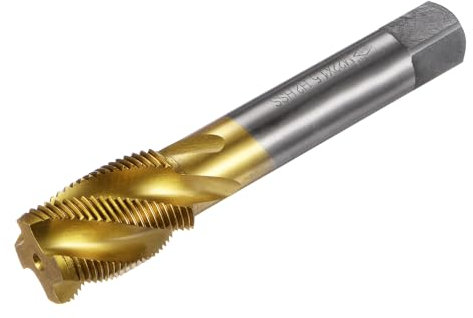 QUARKZMAN Metrisch Gewindeschneider M22 x 1,5 Gewindebohrer HSS(6542) Hochwertiger Titanbeschichteter Maschinengewindebohrer - 1 Stück