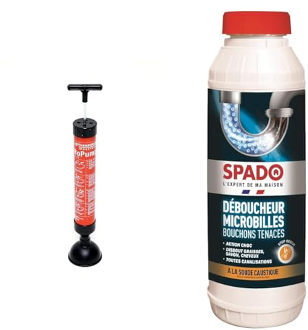 Rothenberger Industrial Saug - Druckreiniger RoPump 71991,Abfluss - Reiniger zum Beseitigen Von Rohr & Spado - Déboucheur Canalisation - Microbilles Eau Froide - Toutes Canalisations