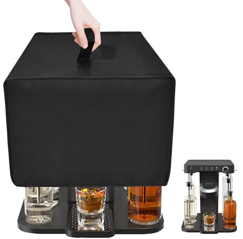 NUENSS-ROR Abdeckung für Black+Decker Cocktail-Maschine BEHB101 (schwarz) | Robuste, verdickte Hülle, wasserdicht, staubdicht, für Black+Decker, Cocktail-Maschine und Getränkebereiter