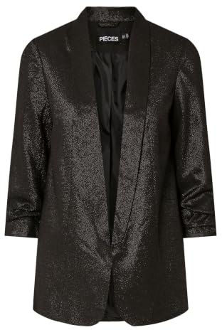 PIECES Pcbosella 3/4 Glitter Blazer Noos Pcbosella - Blazer 3/4 Glitter Noos Mujer (Pack de 1)