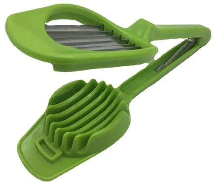 Affettatrice per uova – Affettatrice per uova in acciaio inossidabile per uova dure | Taglierina per fragole portatile | Strumento per affettare verdure | Taglierina per formaggio portatile |