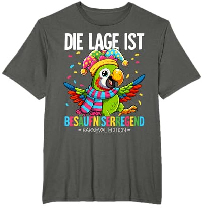 Karneval Fasching Köln Gruppenkostüm 2025 Fasching T-Shirt Schwarz Unisex Klein