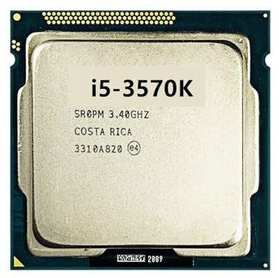 I5-3570K CPU Used 4-Core 4-Thread Desktop Processor 3.4 GHz 6M 77W LGA1155
