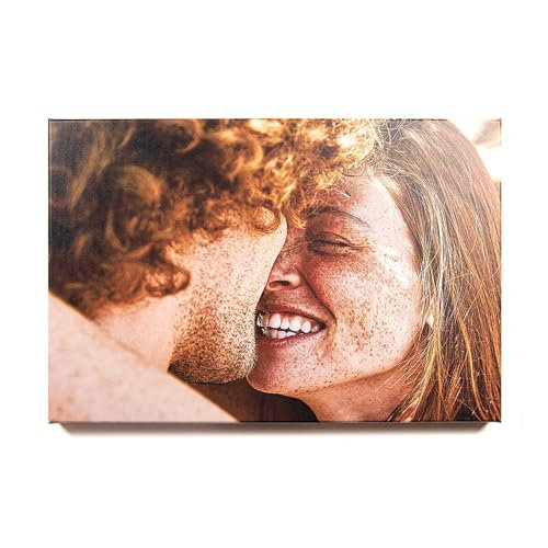 PRINTHOUSE Dein Foto auf Leinwand 30x19 cm (weitere Größen verfügbar) - Upload dein Bild auf Leinwand personalisiert Foto Geschenk - Fotoleinwand eigenes Bild - Leinwandbild selbst gestalten