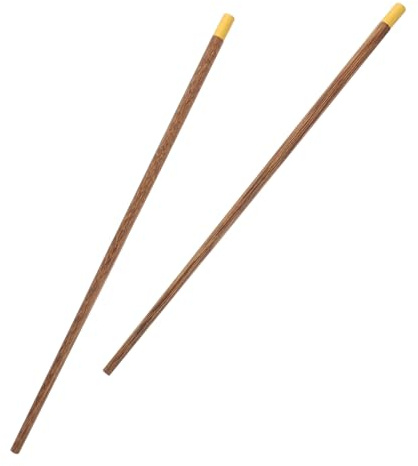 POPETPOP Palillos Largos de Madera para Cocina y Hot Pot Chinos Reutilizables Resistentes al Calor Textura Cómoda y Duradera para Freír y Comer Fideos