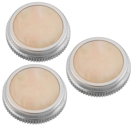AKOOSY 3 Stück Teiliges Trompetenknopf ersatzset mit Eleganter Muscheleinlage Sicherer Snap mechanismus für Festen Sitz Robustes Zubehör für Blechblasinstrumente Einfache Montage für