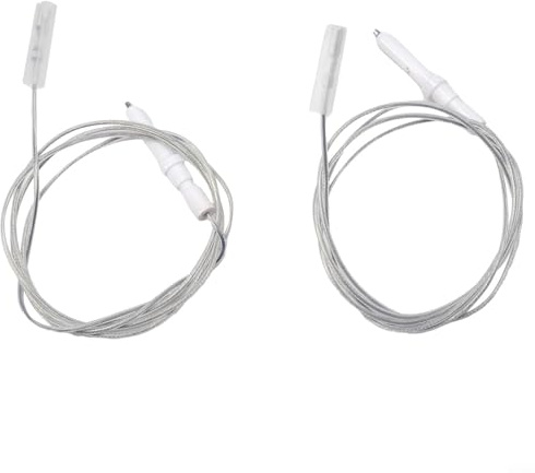 Yelvera 2 accenditori piezoelettrici per elettrodi di accensione per fornelli a gas con 900 mm per cavo di accensione (45 mm)