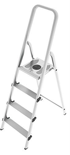 Scala STARK in alluminio e acciaio 4 gradini