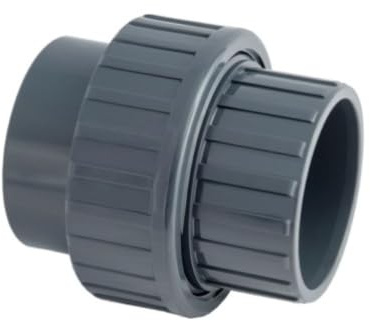 jardiboutique - Ø 32 mm, Un raccord union 3 pièces, PVC Pression a coller