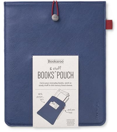 Bookaroo Books & Stuff Pouch - Navy