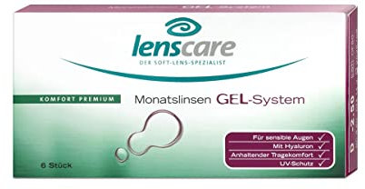 Gel System Monatslinse, 1 Stück/BC 8.6 mm/DIA 14.2 mm / -2.50 Dioptrien