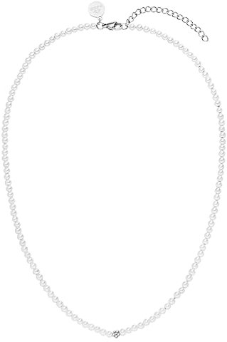 Purelei® Shiny Bloom Kette Damen (Silber) – Halskette Damen aus langlebigem Edelstahl – Wasserfeste Kette – 40-45 cm Länge verstellbar – Halskette für deinen individuellen Look