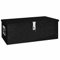 DJEKA Aluminiumbox Aufbewahrungsbox Alubox Wasserdicht Aufbewahrungskoffer Schwarz Werkzeugkasten 80 x 39 x 30 cm Metallkiste Abschließbar Aluminium Transportbox Für Fahrradträger Aluminium