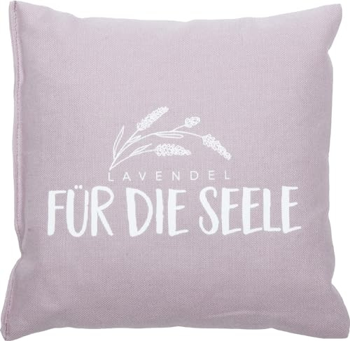 Herbalind Lavendelkissen Für die Seele Schurwolle & Lavendel Flieder Größe 20x20 cm