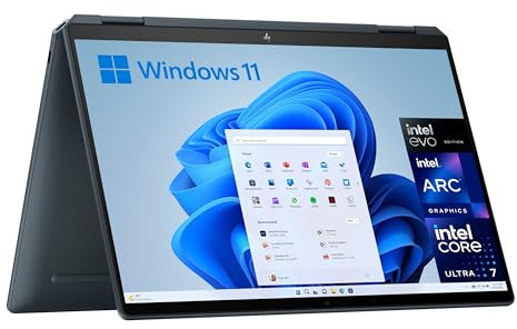 HP Spectre x360 Spectre x360 14-eu0001ns 14 2880 x 1800 Pixeles Pantalla táctil Intel Core Ultra 7 32GB 1000GB SSD Windows 11 Home