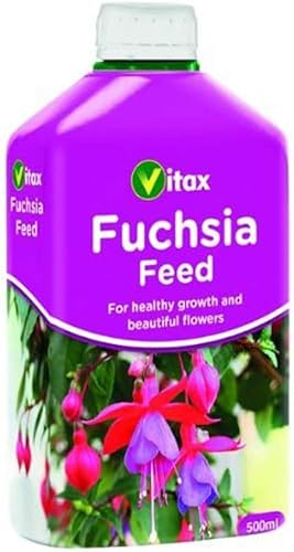 500ml Fuchsia Feed Liquid, A High Potash Liquid Fertiliser, Contains Added Trace Elements To Promote Strong Healthy Growth And Improve Flowering