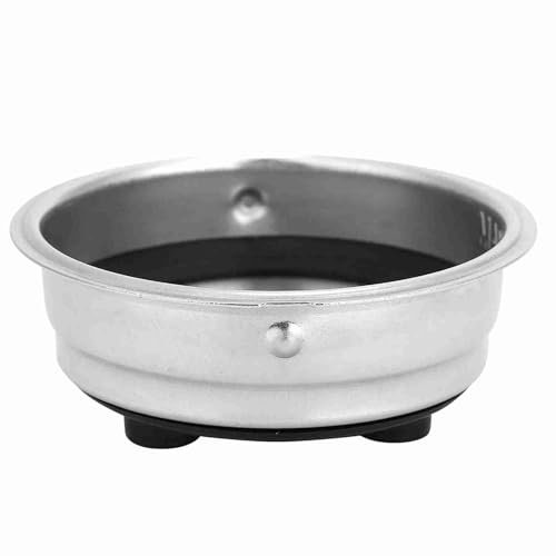 WPKD BLUEIY Filtri da Caffè in Acciaio Inossidabile,51mm Filtro Caffe,Filtri riutilizzabili,Tazza Filtro in Staccabile Cestello,per Macchina Da in per Ufficio in Casa(Coppa Singola)