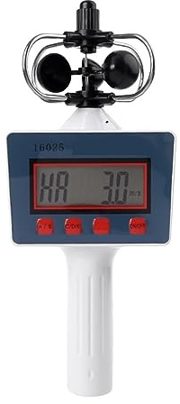 MZZYG Anemometer Wind Speed Gauge Cup Style Digital Professional Small Average Wind Speed For Measuring Wind Instan Easy Operation