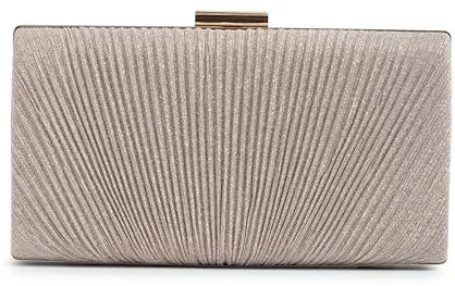 MICHELLE MOON Handtasche Damen Klein Elegant mit Glitzer | Abendtasche Rosa | Clutch Rosa für Hochzeit, Party und besondere Anlässe | Handtasche Pink mit abnehmbarer Schulterkette