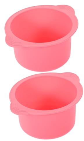 HONMEET 2pièces -cire Silicone Bol De Remplacement Pour Épilation Aux Températures Pour Mélanger Différents Types De Cires Et Une Peau
