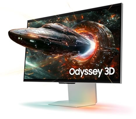 Ecran PC gaming Samsung Odyssey 3D G90XF 27 165 Hz 4K UHD Argent