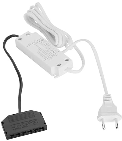 SOTECH LED Transformator 12 VDC LED-Driver Netzteil 15 W | Netzgerät mit 6-fach Verteiler LED Trafo