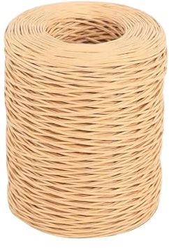 Bonsai Draht 200m Papierdraht Natur für Basteln Bindedraht für Floristikbedarf Papiergarn Drahtschnur zum Basteln Papierdraht ideales Werkzeug für Blumenarrangements Hochzeitsstrauß Verpackung