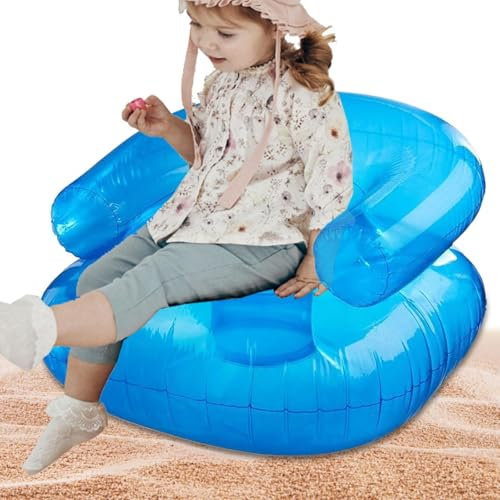 Floating Spa Chair – Portable Pool Cushion, Inflatable Water Rest Seat | Hot Tub Booster Pad, Waterproof Back Recliner, Air-Filled Relaxation Accessory with Grip Support for Balcony Spa Comfort, Home
