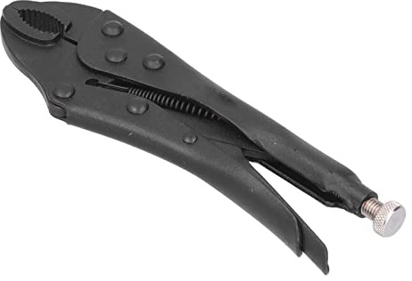 Round Mouth Locking Plier Adjustable Durable Curved Claw Locking Plier for Repair Work (7 inches (SK-127-7))