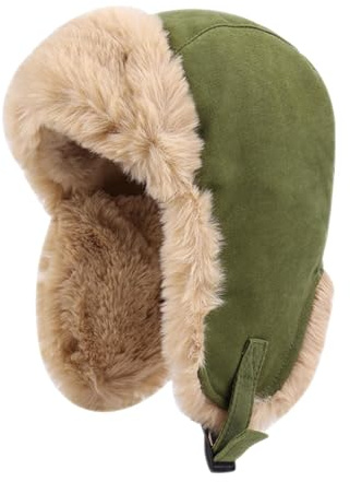 Harilla Wintermütze Damen im koreanischen Stil, Mütze mit Ohrenschutz, warm gefüttert für Herbst und Winter, Outdoor, Radfahren, Kleinkind Mädchen