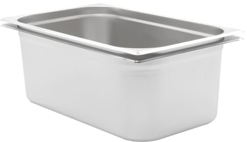 Generisch Gastronormbehälter 2 STK. GN 1/1 200 mm Edelstahl,Heim & Garten,Küche & Esszimmer,Zubehör für Küchengeräte,Zubehör für Warmhaltetheken,Behälter für Warmhaltetheken,50883